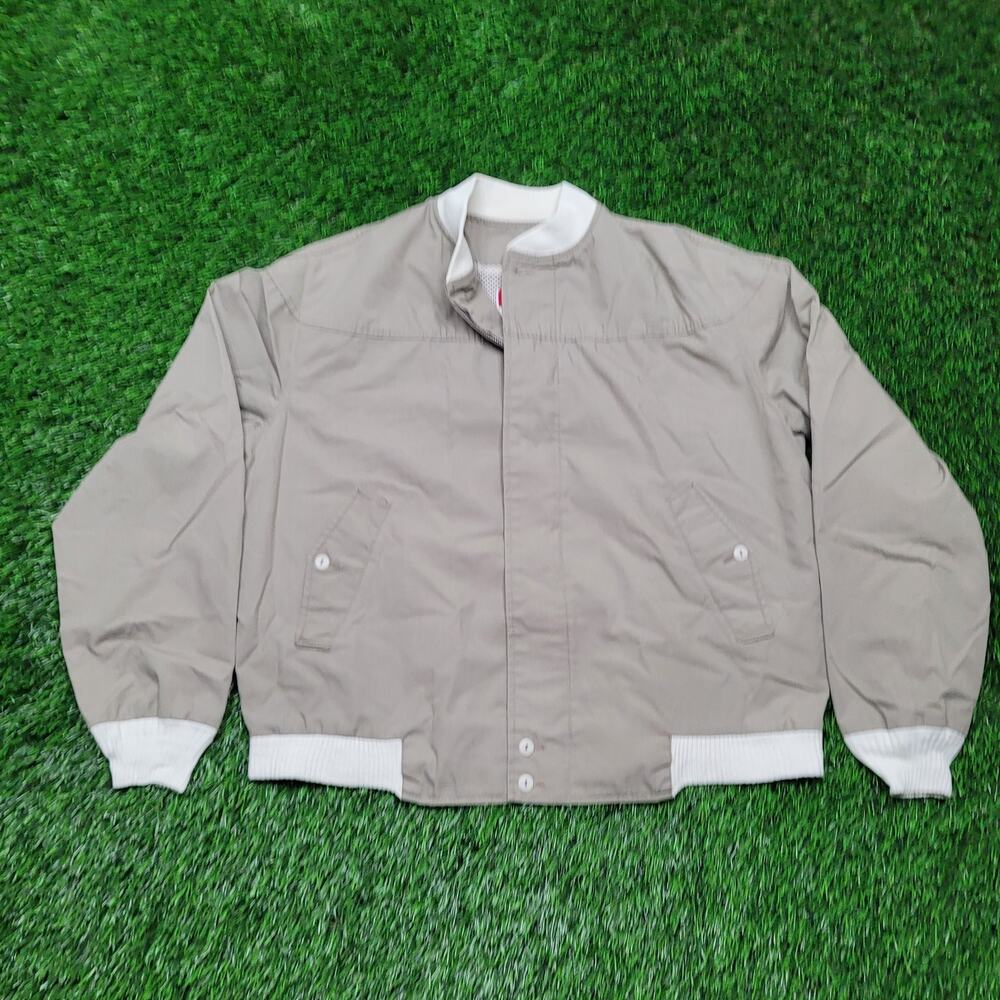 VTG 80s Lapaz by Catalina Bomber Jacket Mens L Boxy Fit USA Made